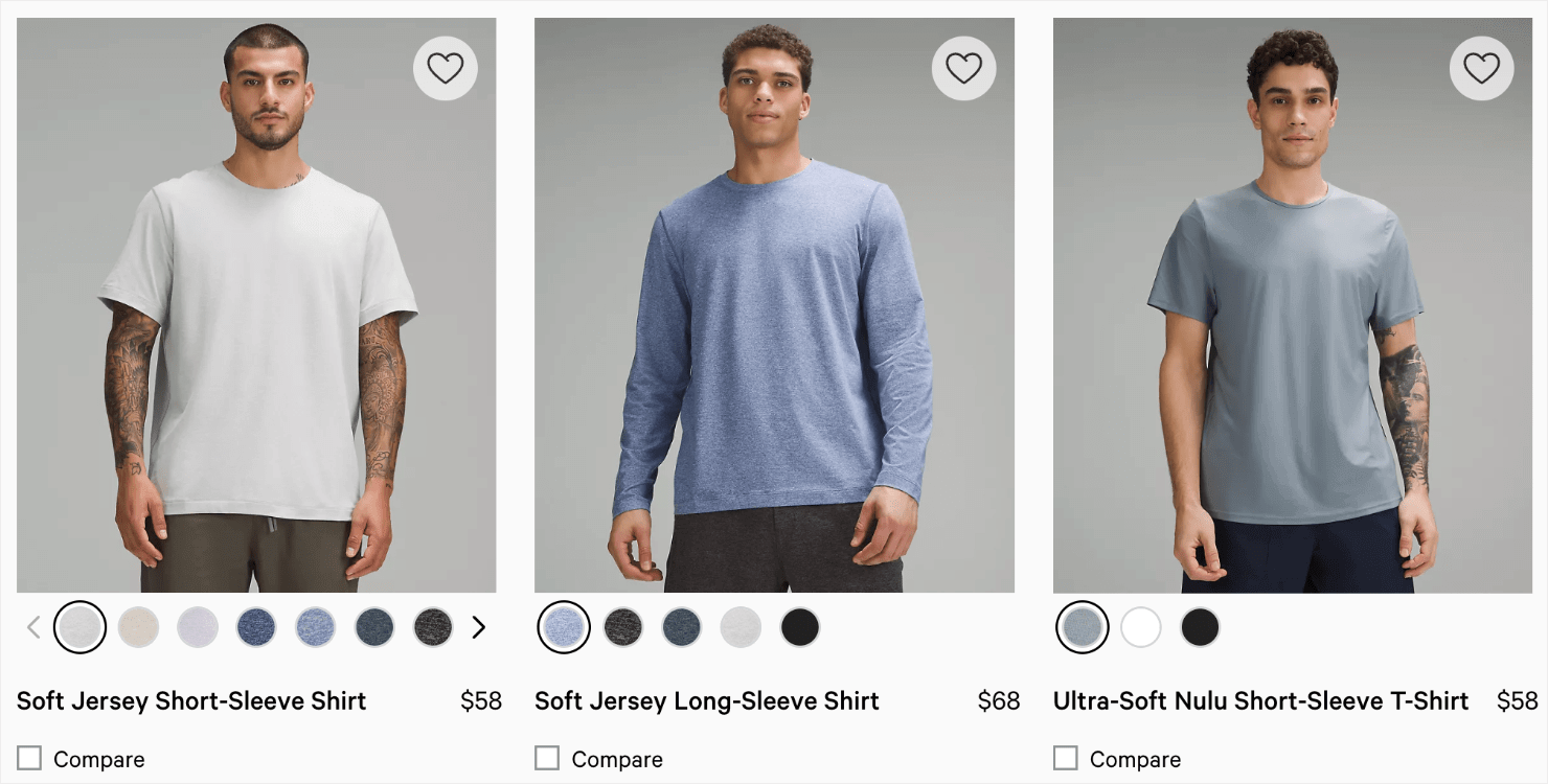 product page examples