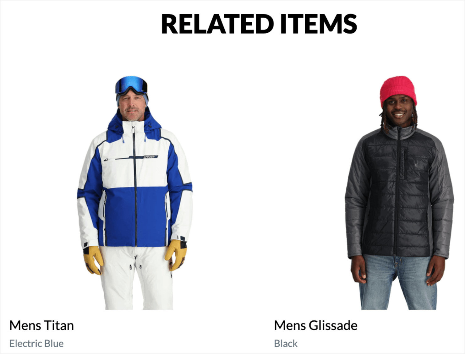 product page examples
